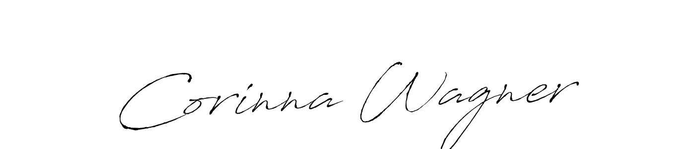 How to make Corinna Wagner name signature. Use Antro_Vectra style for creating short signs online. This is the latest handwritten sign. Corinna Wagner signature style 6 images and pictures png