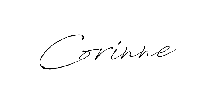Corinne stylish signature style. Best Handwritten Sign (Antro_Vectra) for my name. Handwritten Signature Collection Ideas for my name Corinne. Corinne signature style 6 images and pictures png