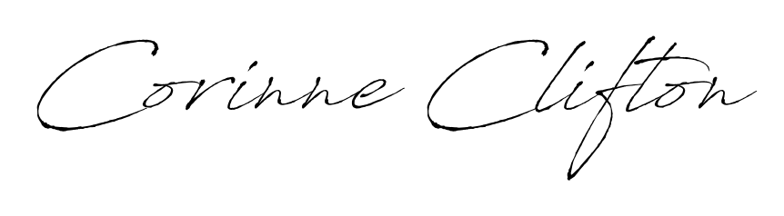 How to make Corinne Clifton signature? Antro_Vectra is a professional autograph style. Create handwritten signature for Corinne Clifton name. Corinne Clifton signature style 6 images and pictures png