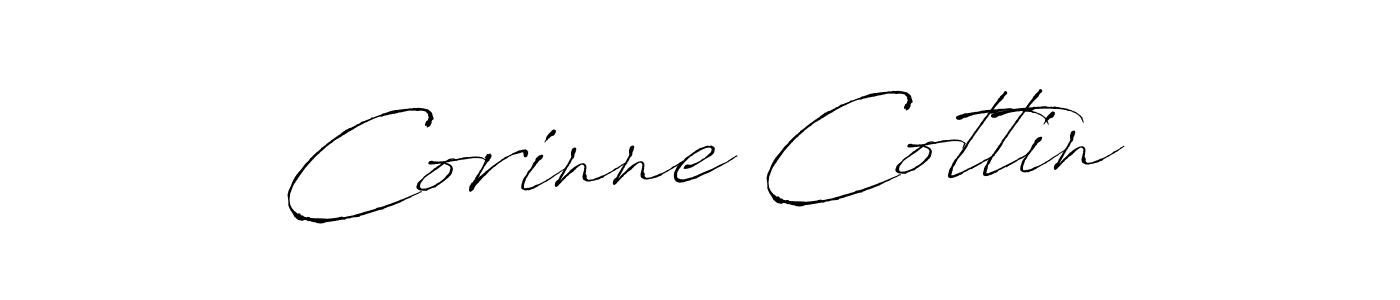 How to make Corinne Cottin signature? Antro_Vectra is a professional autograph style. Create handwritten signature for Corinne Cottin name. Corinne Cottin signature style 6 images and pictures png