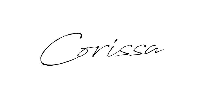 Corissa stylish signature style. Best Handwritten Sign (Antro_Vectra) for my name. Handwritten Signature Collection Ideas for my name Corissa. Corissa signature style 6 images and pictures png