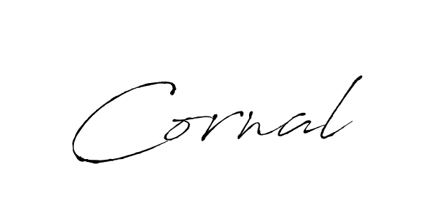 Cornal stylish signature style. Best Handwritten Sign (Antro_Vectra) for my name. Handwritten Signature Collection Ideas for my name Cornal. Cornal signature style 6 images and pictures png
