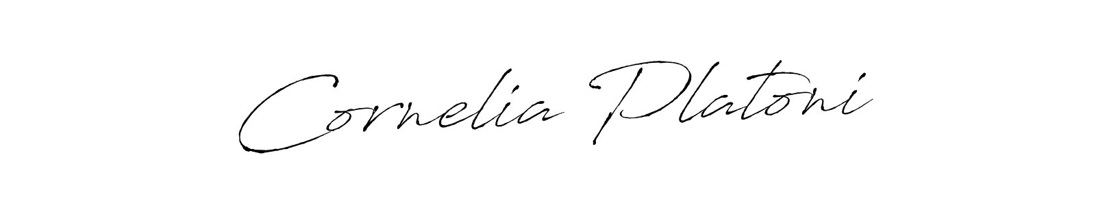 Antro_Vectra is a professional signature style that is perfect for those who want to add a touch of class to their signature. It is also a great choice for those who want to make their signature more unique. Get Cornelia Platoni name to fancy signature for free. Cornelia Platoni signature style 6 images and pictures png