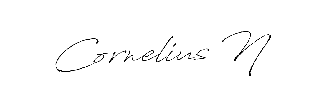 Also You can easily find your signature by using the search form. We will create Cornelius N name handwritten signature images for you free of cost using Antro_Vectra sign style. Cornelius N signature style 6 images and pictures png