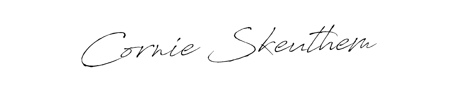 Use a signature maker to create a handwritten signature online. With this signature software, you can design (Antro_Vectra) your own signature for name Cornie Skeuthem. Cornie Skeuthem signature style 6 images and pictures png