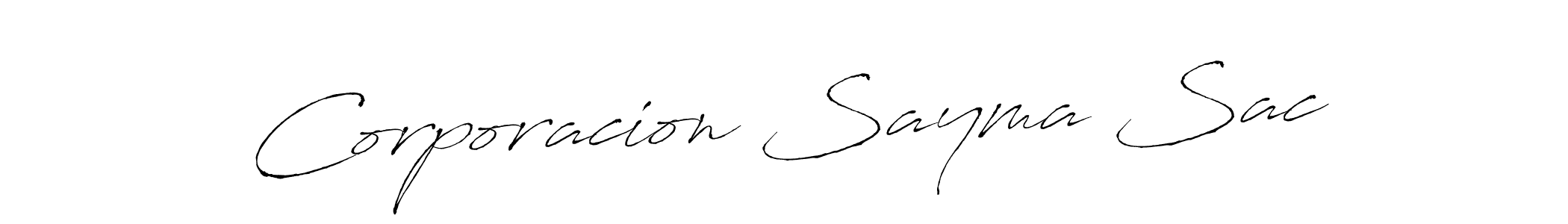 Check out images of Autograph of Corporacion Sayma Sac name. Actor Corporacion Sayma Sac Signature Style. Antro_Vectra is a professional sign style online. Corporacion Sayma Sac signature style 6 images and pictures png