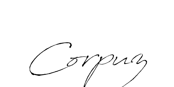 if you are searching for the best signature style for your name Corpuz. so please give up your signature search. here we have designed multiple signature styles  using Antro_Vectra. Corpuz signature style 6 images and pictures png
