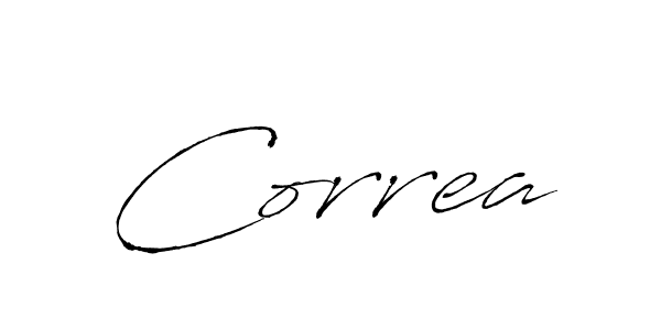 How to make Correa signature? Antro_Vectra is a professional autograph style. Create handwritten signature for Correa name. Correa signature style 6 images and pictures png