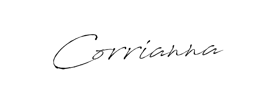 Also we have Corrianna name is the best signature style. Create professional handwritten signature collection using Antro_Vectra autograph style. Corrianna signature style 6 images and pictures png