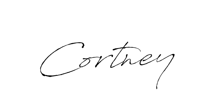 Design your own signature with our free online signature maker. With this signature software, you can create a handwritten (Antro_Vectra) signature for name Cortney. Cortney signature style 6 images and pictures png