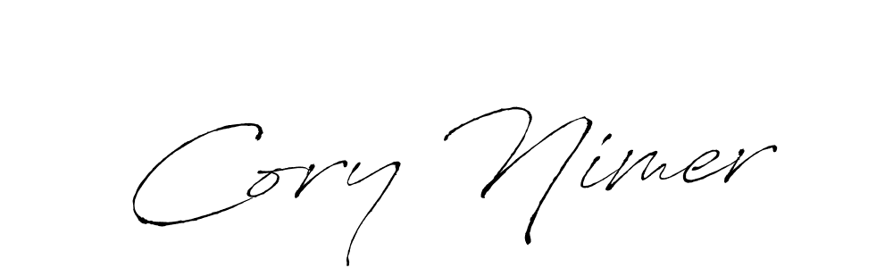Design your own signature with our free online signature maker. With this signature software, you can create a handwritten (Antro_Vectra) signature for name Cory Nimer. Cory Nimer signature style 6 images and pictures png