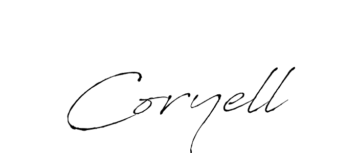 Design your own signature with our free online signature maker. With this signature software, you can create a handwritten (Antro_Vectra) signature for name Coryell. Coryell signature style 6 images and pictures png