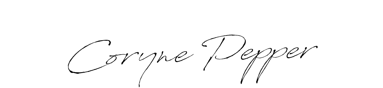 Design your own signature with our free online signature maker. With this signature software, you can create a handwritten (Antro_Vectra) signature for name Coryne Pepper. Coryne Pepper signature style 6 images and pictures png