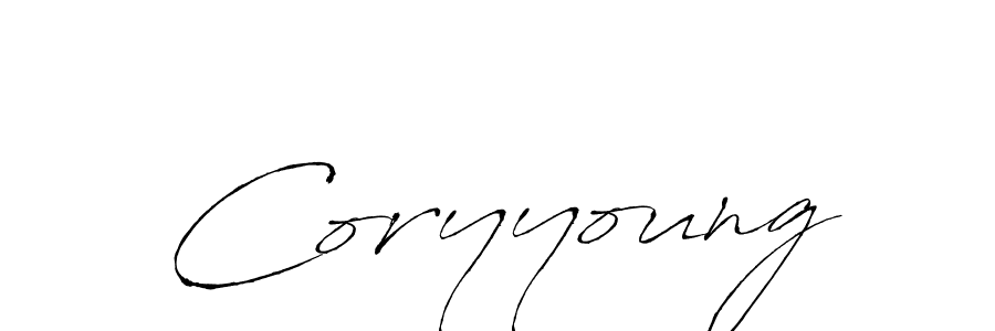 Once you've used our free online signature maker to create your best signature Antro_Vectra style, it's time to enjoy all of the benefits that Coryyoung name signing documents. Coryyoung signature style 6 images and pictures png