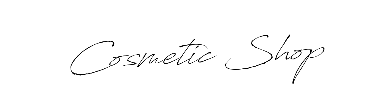It looks lik you need a new signature style for name Cosmetic Shop. Design unique handwritten (Antro_Vectra) signature with our free signature maker in just a few clicks. Cosmetic Shop signature style 6 images and pictures png