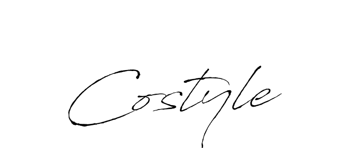 Create a beautiful signature design for name Costyle. With this signature (Antro_Vectra) fonts, you can make a handwritten signature for free. Costyle signature style 6 images and pictures png