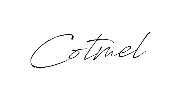 Create a beautiful signature design for name Cotmel. With this signature (Antro_Vectra) fonts, you can make a handwritten signature for free. Cotmel signature style 6 images and pictures png