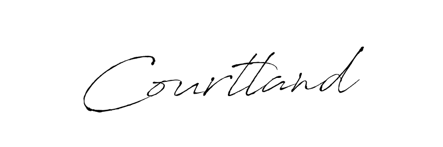 Courtland stylish signature style. Best Handwritten Sign (Antro_Vectra) for my name. Handwritten Signature Collection Ideas for my name Courtland. Courtland signature style 6 images and pictures png