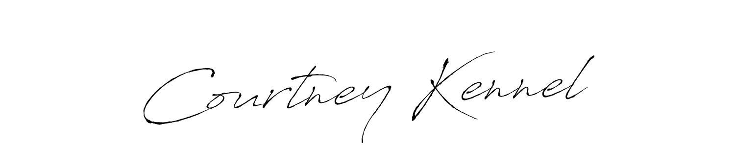 Create a beautiful signature design for name Courtney Kennel. With this signature (Antro_Vectra) fonts, you can make a handwritten signature for free. Courtney Kennel signature style 6 images and pictures png