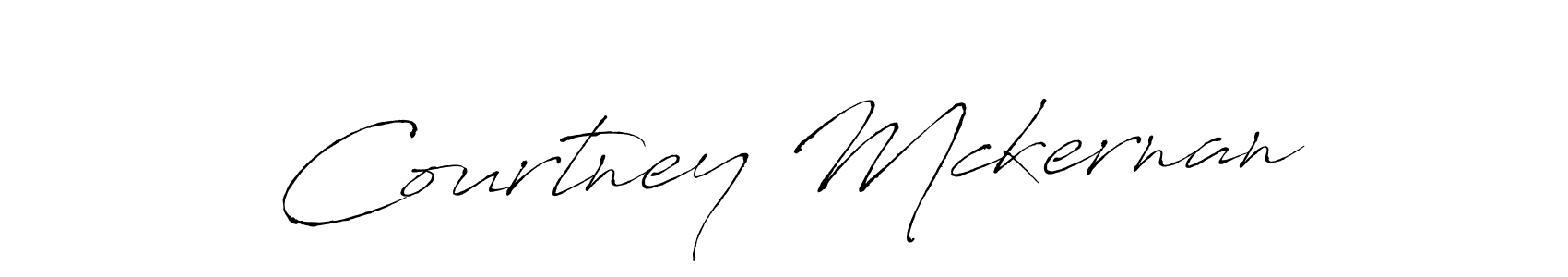 Courtney Mckernan stylish signature style. Best Handwritten Sign (Antro_Vectra) for my name. Handwritten Signature Collection Ideas for my name Courtney Mckernan. Courtney Mckernan signature style 6 images and pictures png