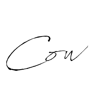 Antro_Vectra is a professional signature style that is perfect for those who want to add a touch of class to their signature. It is also a great choice for those who want to make their signature more unique. Get Cow name to fancy signature for free. Cow signature style 6 images and pictures png