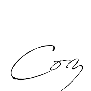 Similarly Antro_Vectra is the best handwritten signature design. Signature creator online .You can use it as an online autograph creator for name Coz. Coz signature style 6 images and pictures png