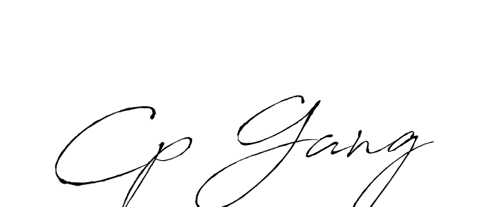 Use a signature maker to create a handwritten signature online. With this signature software, you can design (Antro_Vectra) your own signature for name Cp Gang. Cp Gang signature style 6 images and pictures png