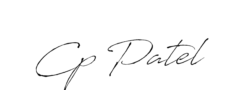 Create a beautiful signature design for name Cp Patel. With this signature (Antro_Vectra) fonts, you can make a handwritten signature for free. Cp Patel signature style 6 images and pictures png