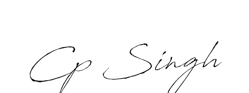 Use a signature maker to create a handwritten signature online. With this signature software, you can design (Antro_Vectra) your own signature for name Cp Singh. Cp Singh signature style 6 images and pictures png