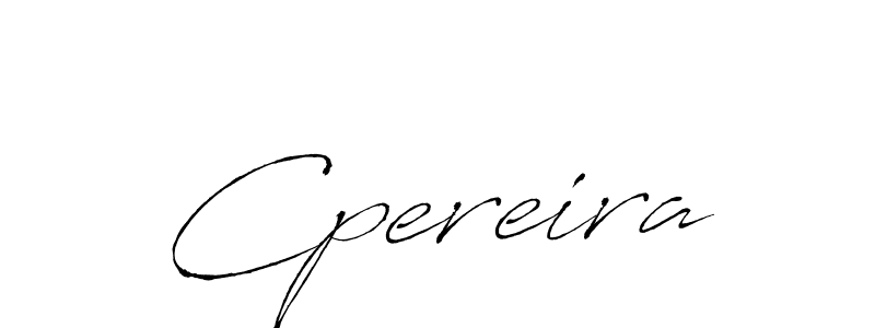 How to make Cpereira signature? Antro_Vectra is a professional autograph style. Create handwritten signature for Cpereira name. Cpereira signature style 6 images and pictures png