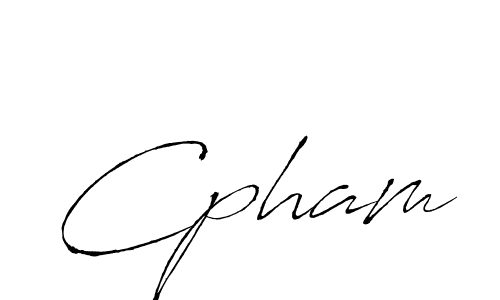 Also we have Cpham name is the best signature style. Create professional handwritten signature collection using Antro_Vectra autograph style. Cpham signature style 6 images and pictures png