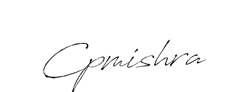 How to make Cpmishra name signature. Use Antro_Vectra style for creating short signs online. This is the latest handwritten sign. Cpmishra signature style 6 images and pictures png