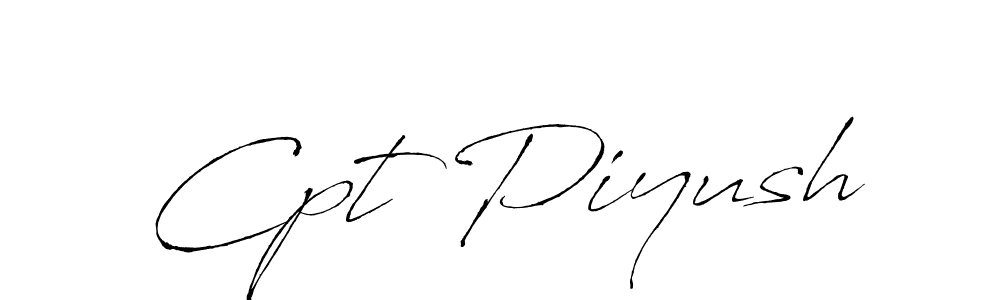 This is the best signature style for the Cpt Piyush name. Also you like these signature font (Antro_Vectra). Mix name signature. Cpt Piyush signature style 6 images and pictures png