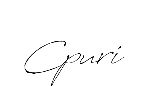 Use a signature maker to create a handwritten signature online. With this signature software, you can design (Antro_Vectra) your own signature for name Cpuri. Cpuri signature style 6 images and pictures png