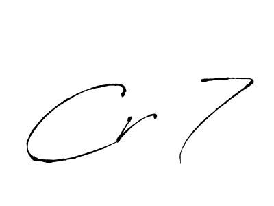 Make a beautiful signature design for name Cr 7. Use this online signature maker to create a handwritten signature for free. Cr 7 signature style 6 images and pictures png