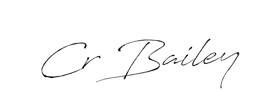 Use a signature maker to create a handwritten signature online. With this signature software, you can design (Antro_Vectra) your own signature for name Cr Bailey. Cr Bailey signature style 6 images and pictures png