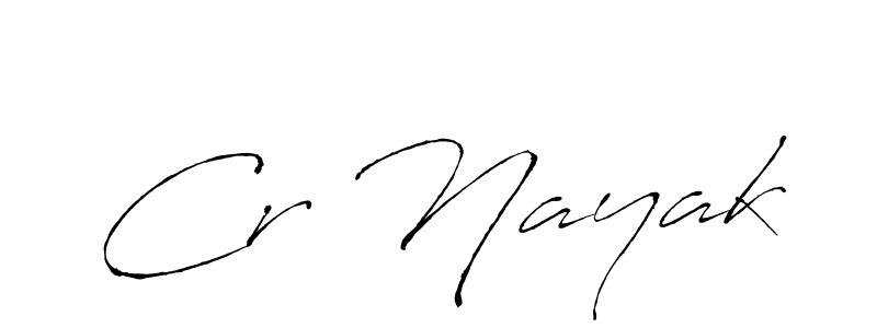 Cr Nayak stylish signature style. Best Handwritten Sign (Antro_Vectra) for my name. Handwritten Signature Collection Ideas for my name Cr Nayak. Cr Nayak signature style 6 images and pictures png
