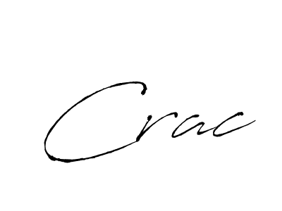 Also we have Crac name is the best signature style. Create professional handwritten signature collection using Antro_Vectra autograph style. Crac signature style 6 images and pictures png