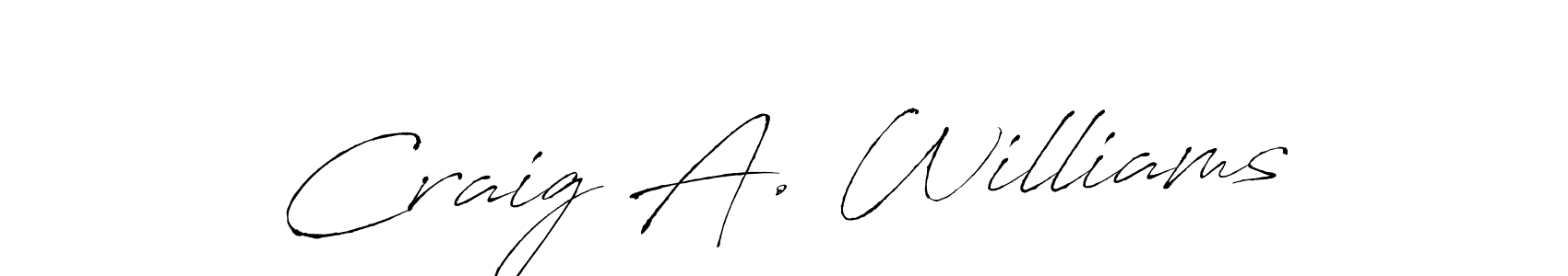 Make a short Craig A. Williams signature style. Manage your documents anywhere anytime using Antro_Vectra. Create and add eSignatures, submit forms, share and send files easily. Craig A. Williams signature style 6 images and pictures png