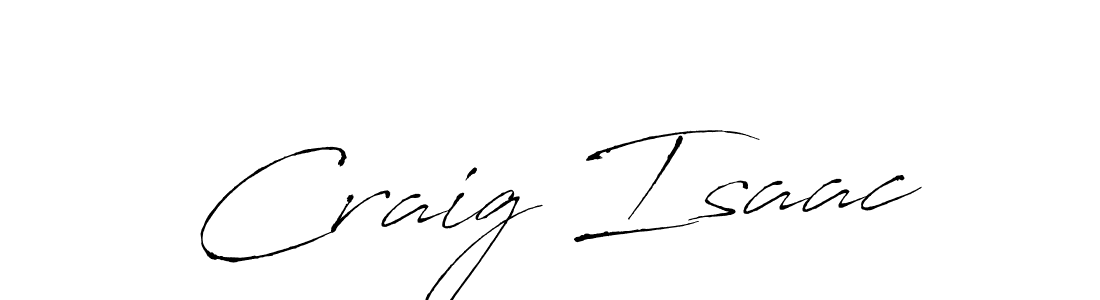 Use a signature maker to create a handwritten signature online. With this signature software, you can design (Antro_Vectra) your own signature for name Craig Isaac. Craig Isaac signature style 6 images and pictures png