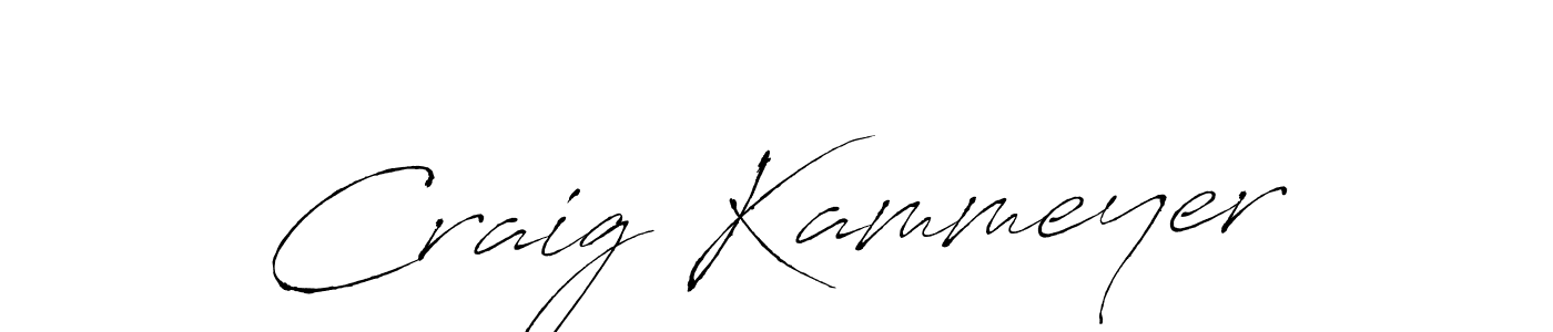 Design your own signature with our free online signature maker. With this signature software, you can create a handwritten (Antro_Vectra) signature for name Craig Kammeyer. Craig Kammeyer signature style 6 images and pictures png