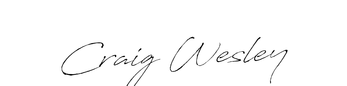 Craig Wesley stylish signature style. Best Handwritten Sign (Antro_Vectra) for my name. Handwritten Signature Collection Ideas for my name Craig Wesley. Craig Wesley signature style 6 images and pictures png