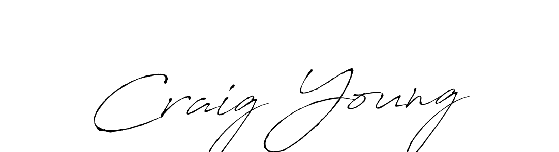 Make a beautiful signature design for name Craig Young. With this signature (Antro_Vectra) style, you can create a handwritten signature for free. Craig Young signature style 6 images and pictures png