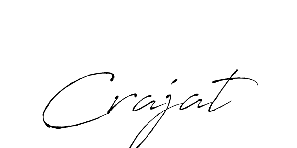 Crajat stylish signature style. Best Handwritten Sign (Antro_Vectra) for my name. Handwritten Signature Collection Ideas for my name Crajat. Crajat signature style 6 images and pictures png