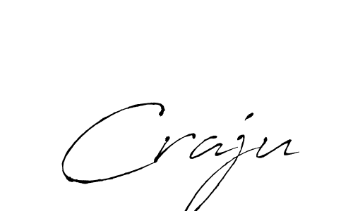 Use a signature maker to create a handwritten signature online. With this signature software, you can design (Antro_Vectra) your own signature for name Craju. Craju signature style 6 images and pictures png