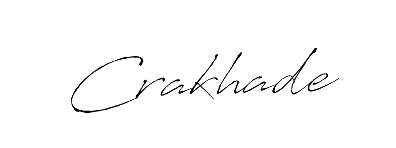 How to Draw Crakhade signature style? Antro_Vectra is a latest design signature styles for name Crakhade. Crakhade signature style 6 images and pictures png