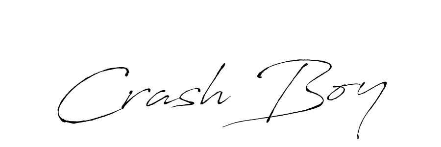 Design your own signature with our free online signature maker. With this signature software, you can create a handwritten (Antro_Vectra) signature for name Crash Boy. Crash Boy signature style 6 images and pictures png