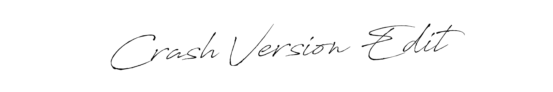 How to Draw Crash Version Edit signature style? Antro_Vectra is a latest design signature styles for name Crash Version Edit. Crash Version Edit signature style 6 images and pictures png