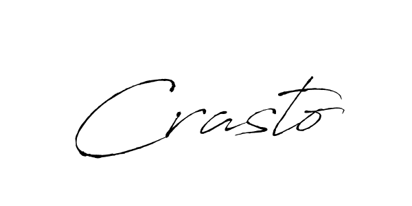 The best way (Antro_Vectra) to make a short signature is to pick only two or three words in your name. The name Crasto include a total of six letters. For converting this name. Crasto signature style 6 images and pictures png