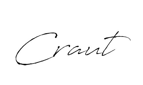 How to make Craut signature? Antro_Vectra is a professional autograph style. Create handwritten signature for Craut name. Craut signature style 6 images and pictures png